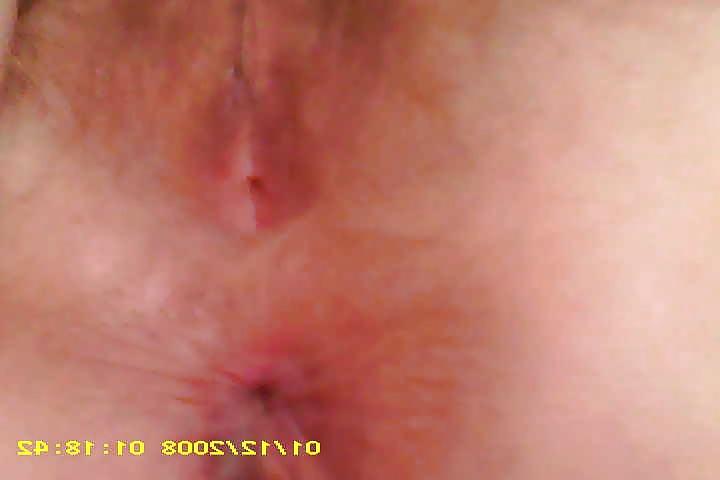 7P Asshole and hairy pussy mound of friend's wife