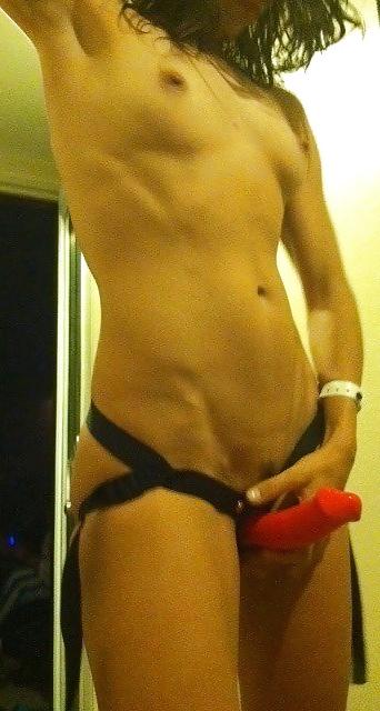 17P Girls with strap-ons