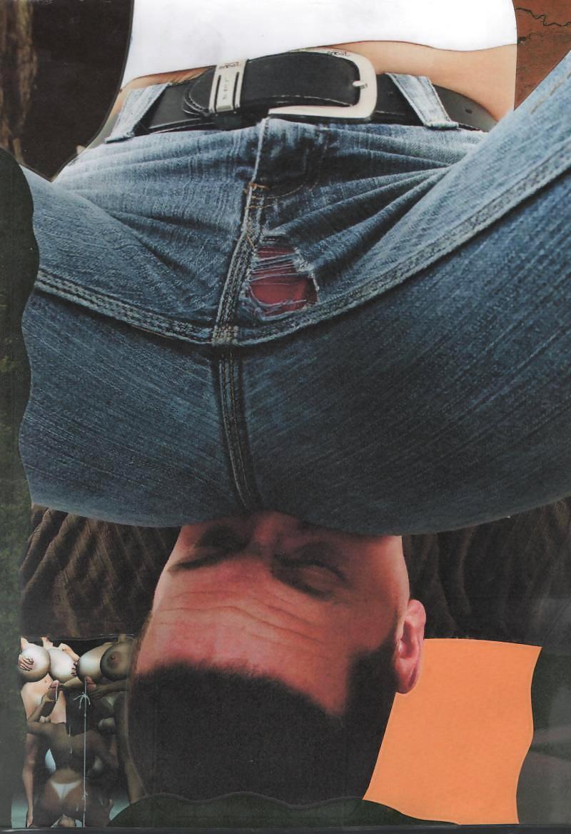 25P Tight Jeans Facesitting 2