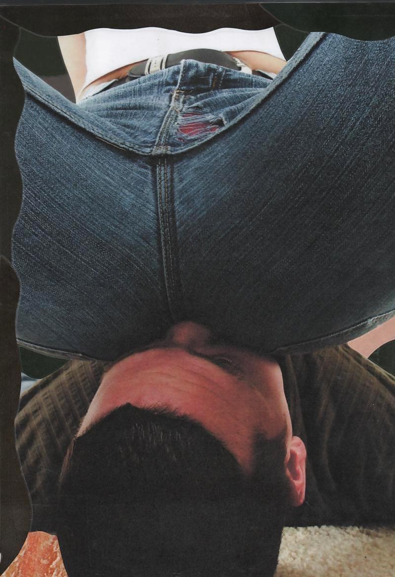25P Tight Jeans Facesitting 2