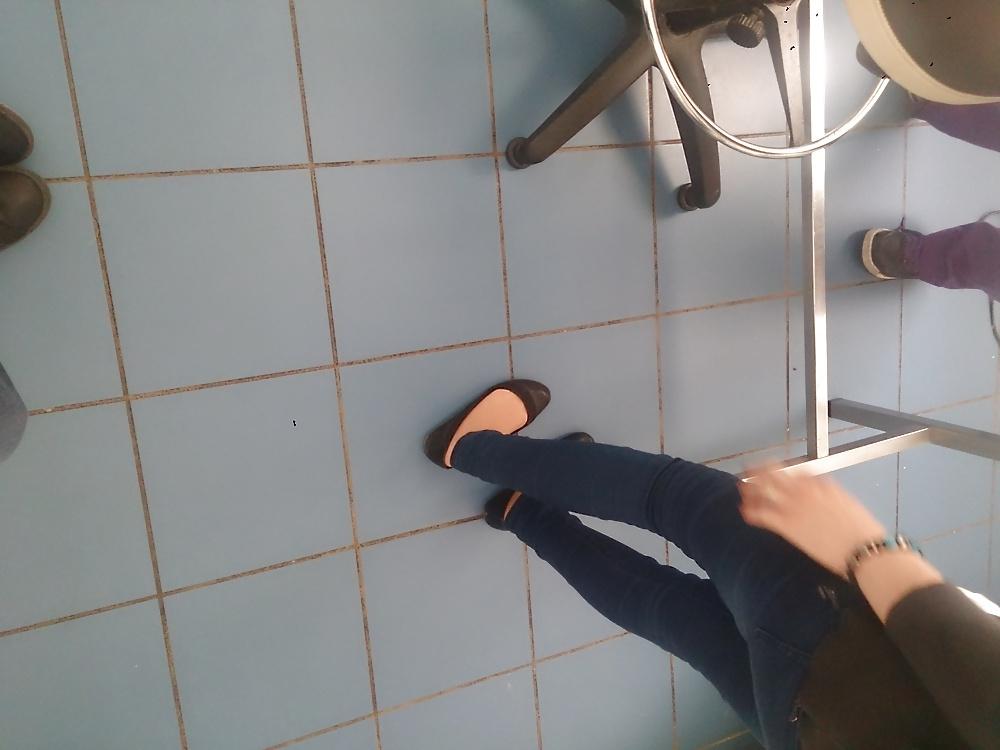 8P Teen pantyhose ballerinas candid