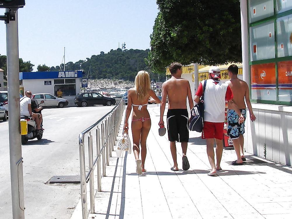 25P Lots of thongs,see through skirts, beach ass bikini