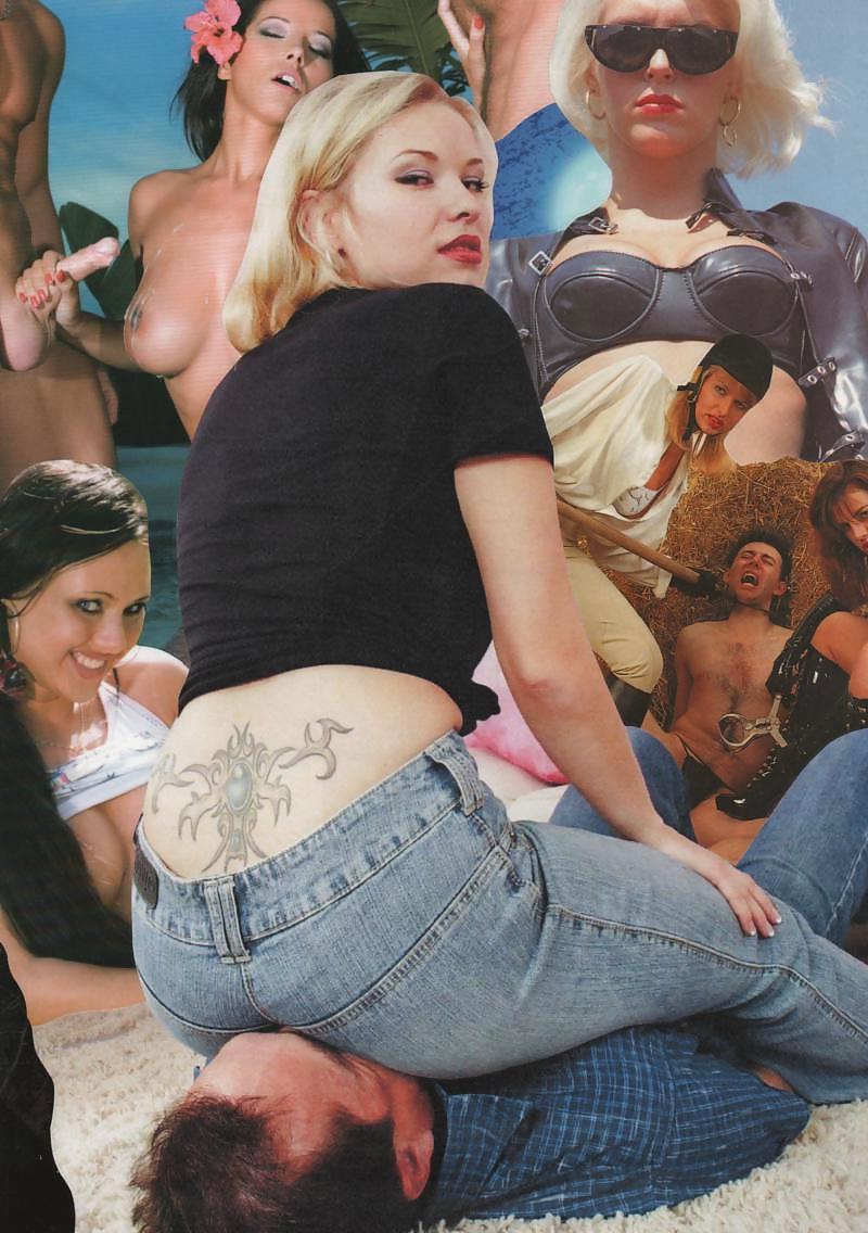 25P Tight Jeans Facesitting