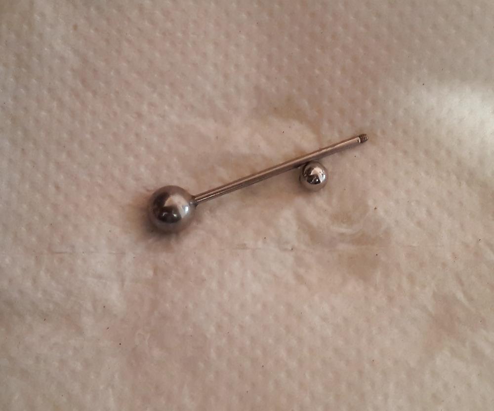 8P Piercing in my penis