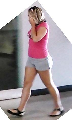 4P Amazing thick tan teen blonde ASS