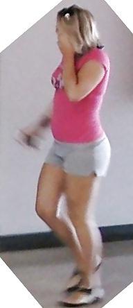 4P Amazing thick tan teen blonde ASS