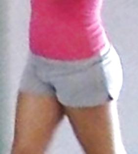 4P Amazing thick tan teen blonde ASS