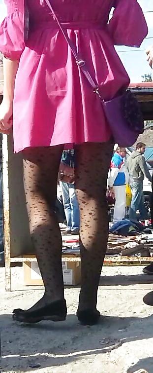 12P Spy feet and nylon romanian
