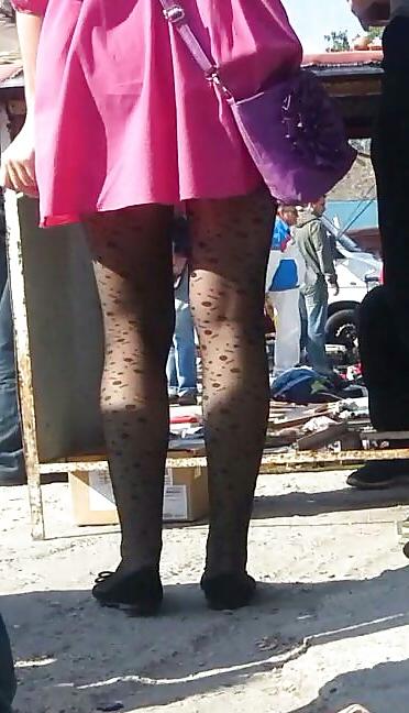 12P Spy feet and nylon romanian