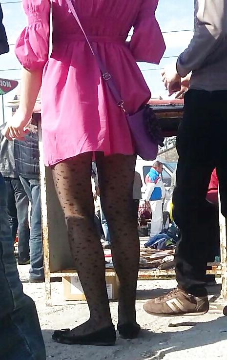 12P Spy feet and nylon romanian