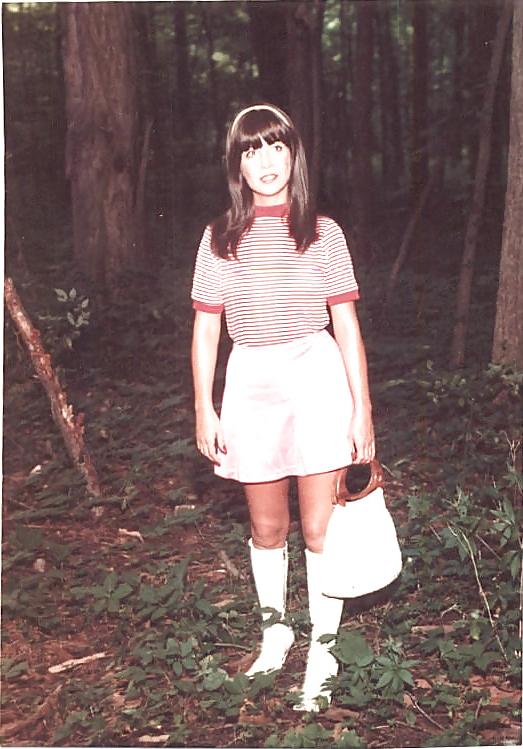 24P Retro bondage-stripped in the forest.