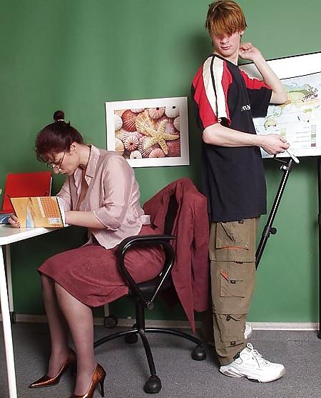 20P Mature teacher and the sex ed lesson.