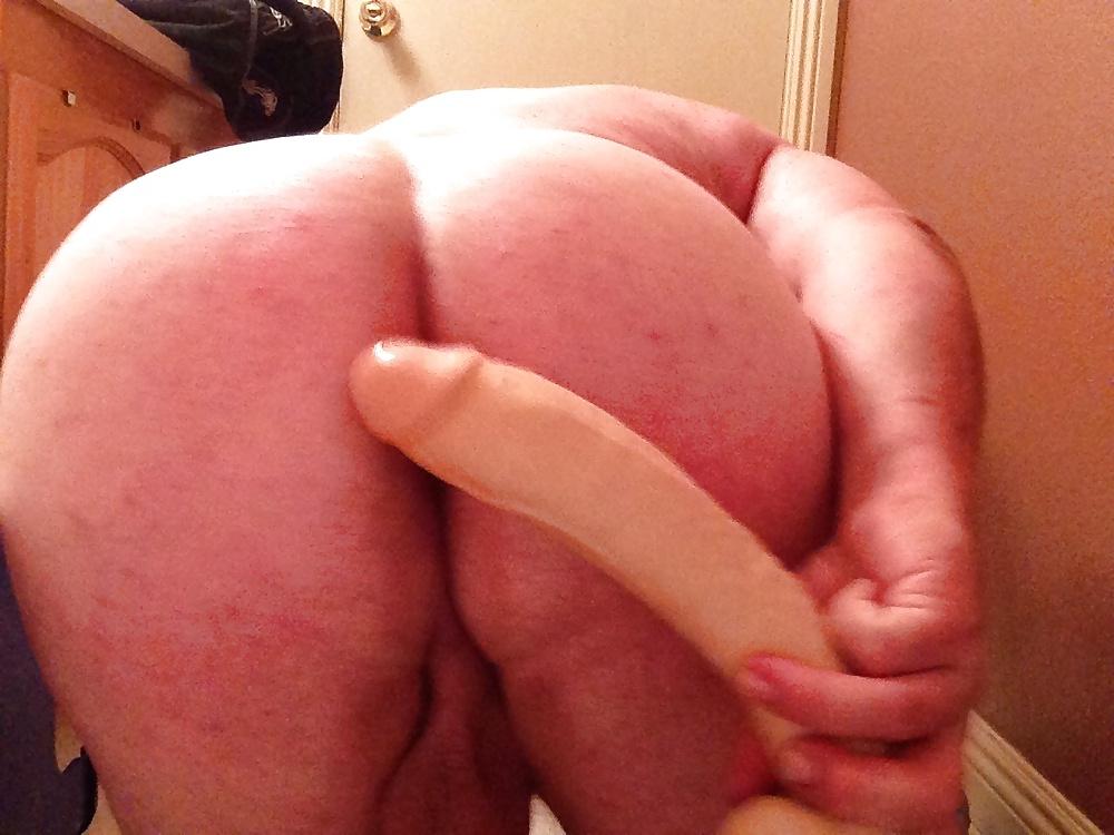 25P Large Dildo Doggy Style