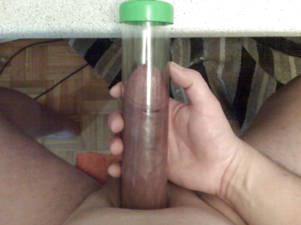 5P Pumpin with my home made penis pump!
