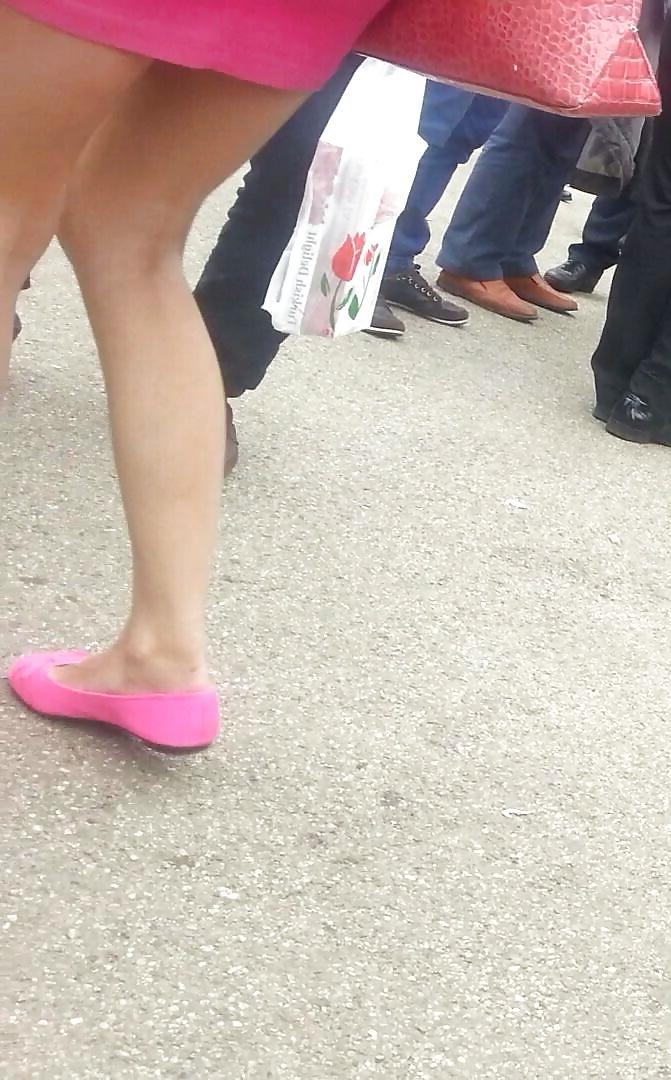 8P Hot teens skirt pink romanian