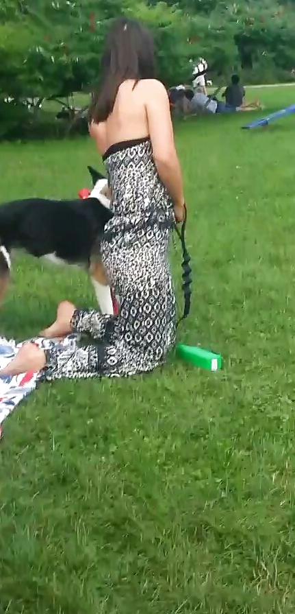 16P Spy sexy girl in grass romanian
