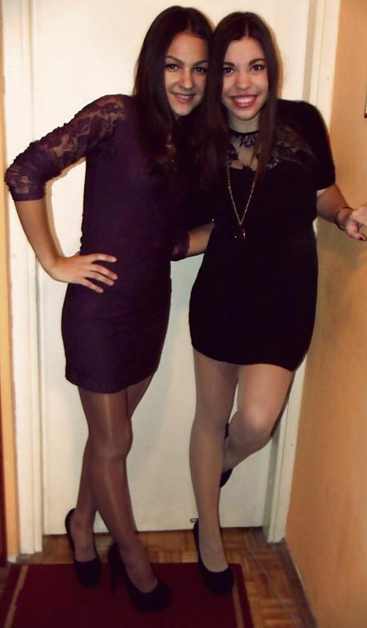 25P Serbian girls in pantyhose 4
