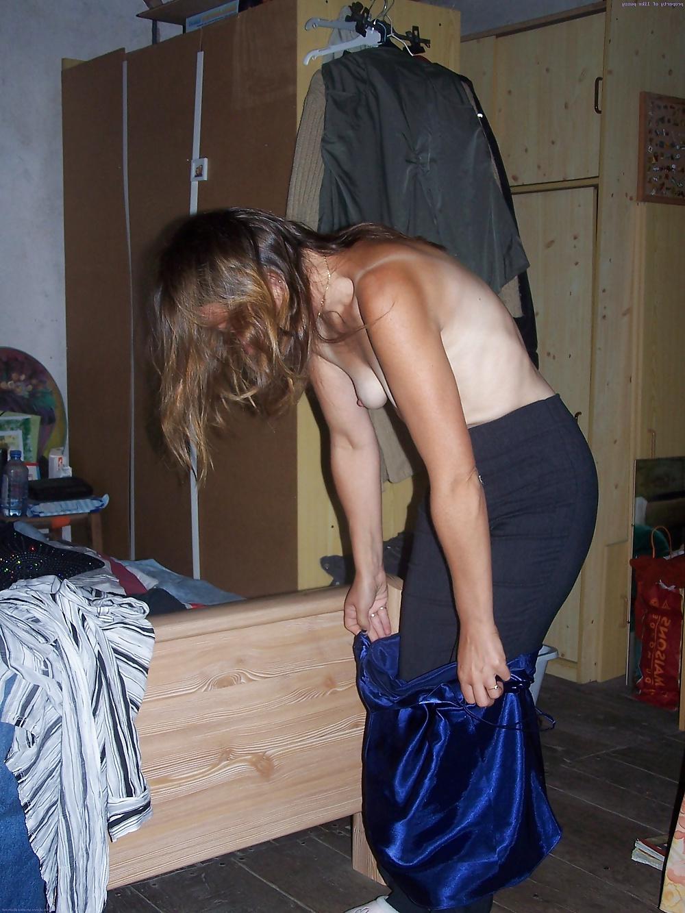 12P WIVES VOYEUR housewife - mature in panties home