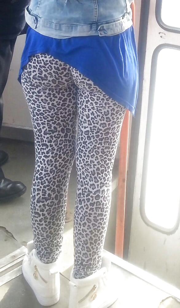 14P Hot ass teens in tram romanian