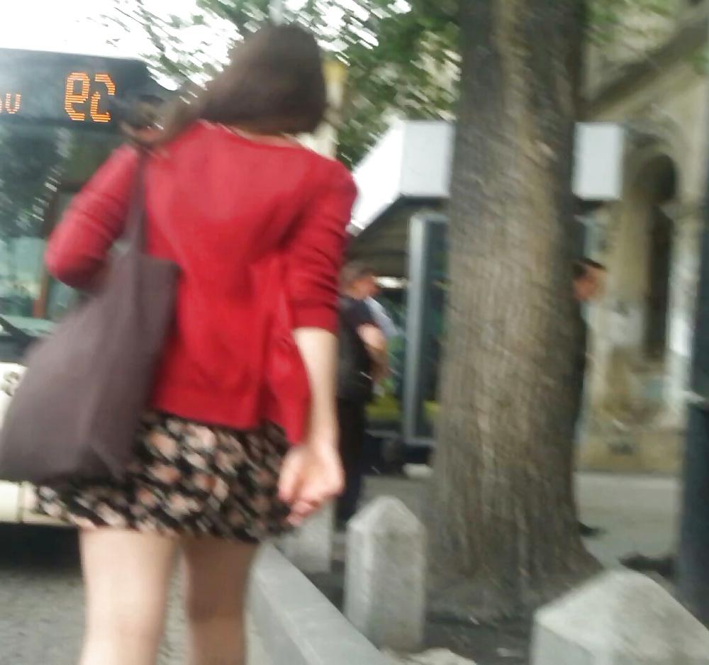10P Spy sexy skirt teens romanian