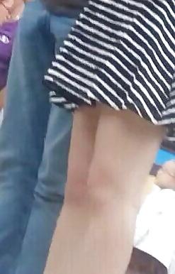 22P Spy sexy skirt teens romanian