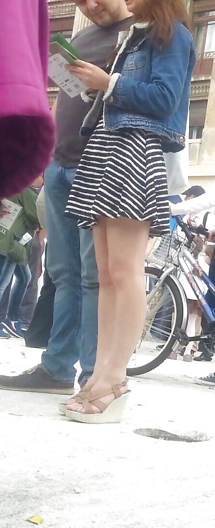 22P Spy sexy skirt teens romanian