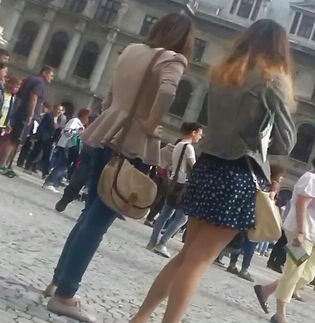 22P Spy sexy skirt teens romanian