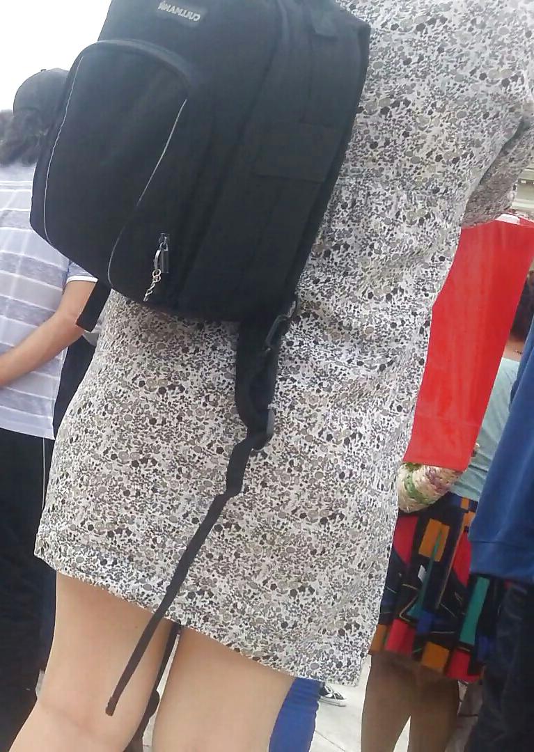 22P Spy sexy skirt teens romanian