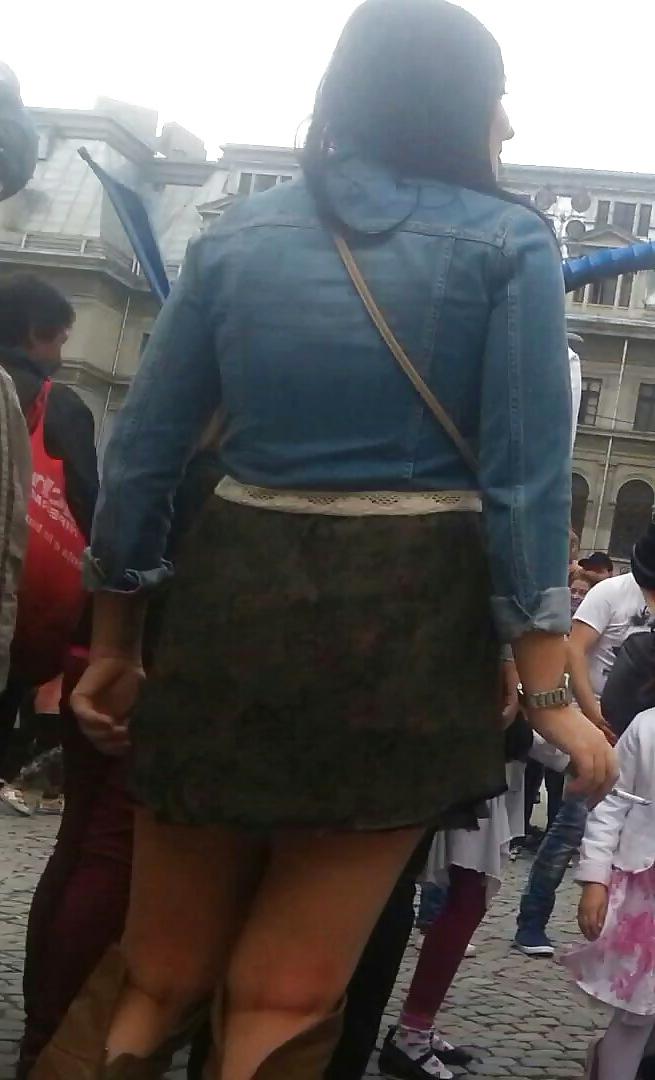 22P Spy sexy skirt teens romanian