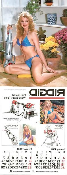 25P Vintage Ridgid Calendar Girls
