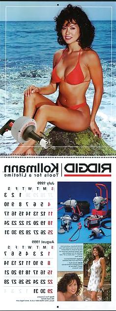 25P Vintage Ridgid Calendar Girls