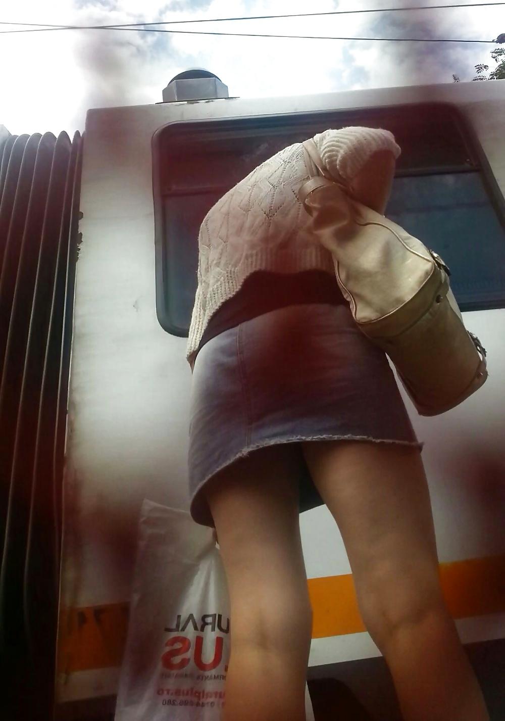 4P Spy sexy mature skirt and feet romanian -