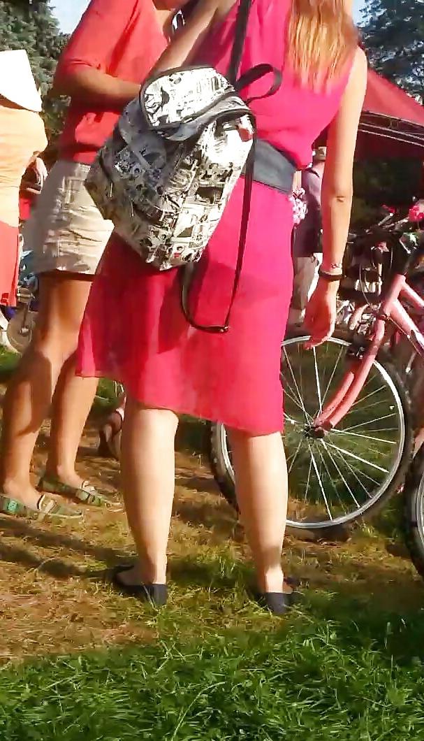 6P Spy transparent skirt romanian