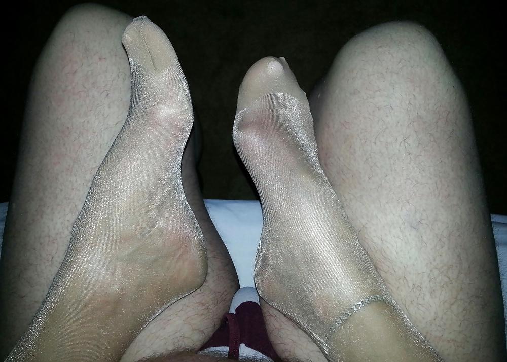 14P Kt teases with stockings