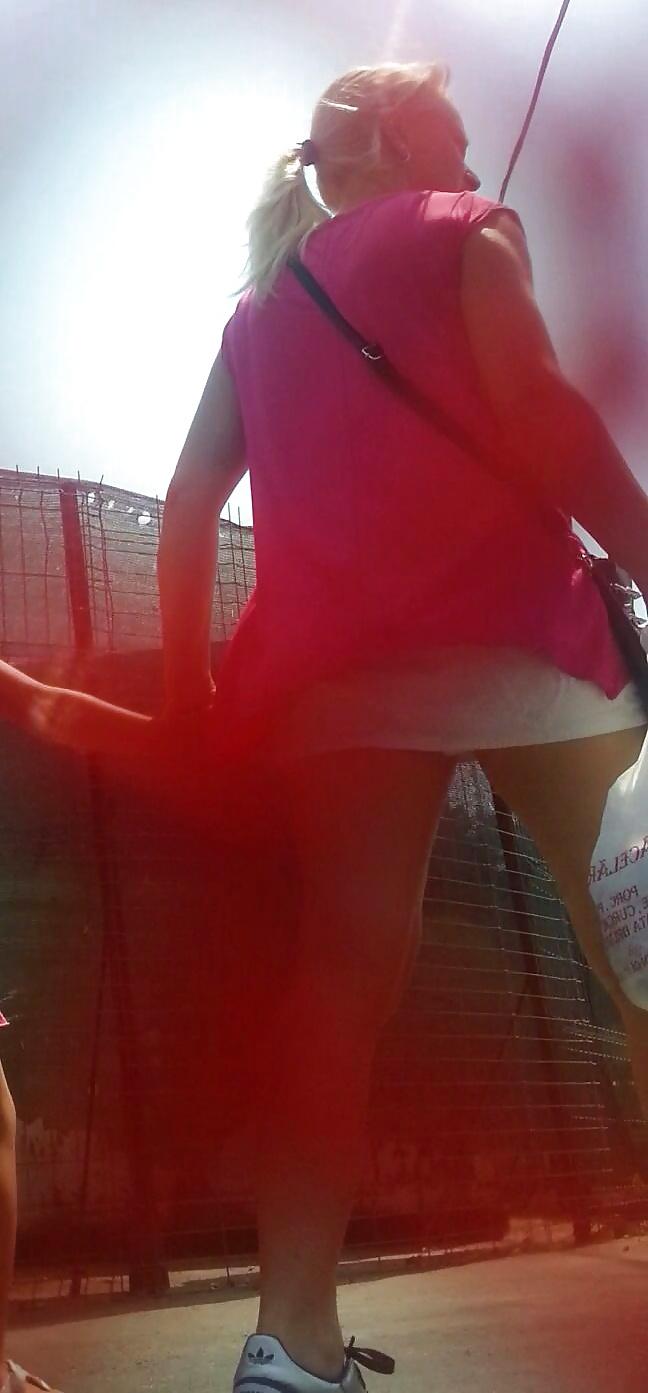 13P Spy sexy teens mini skirt romanian