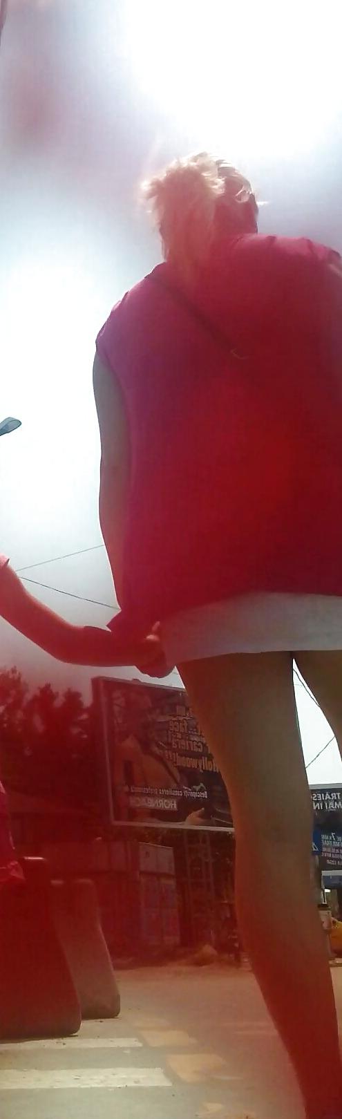 13P Spy sexy teens mini skirt romanian