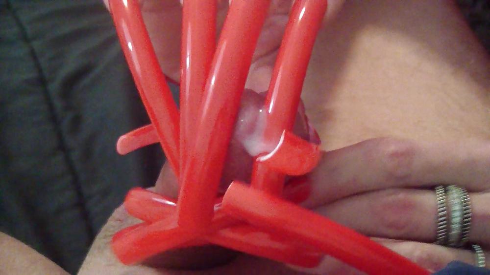 23P Long sexy red Nails