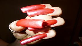 25P Long Fingernails