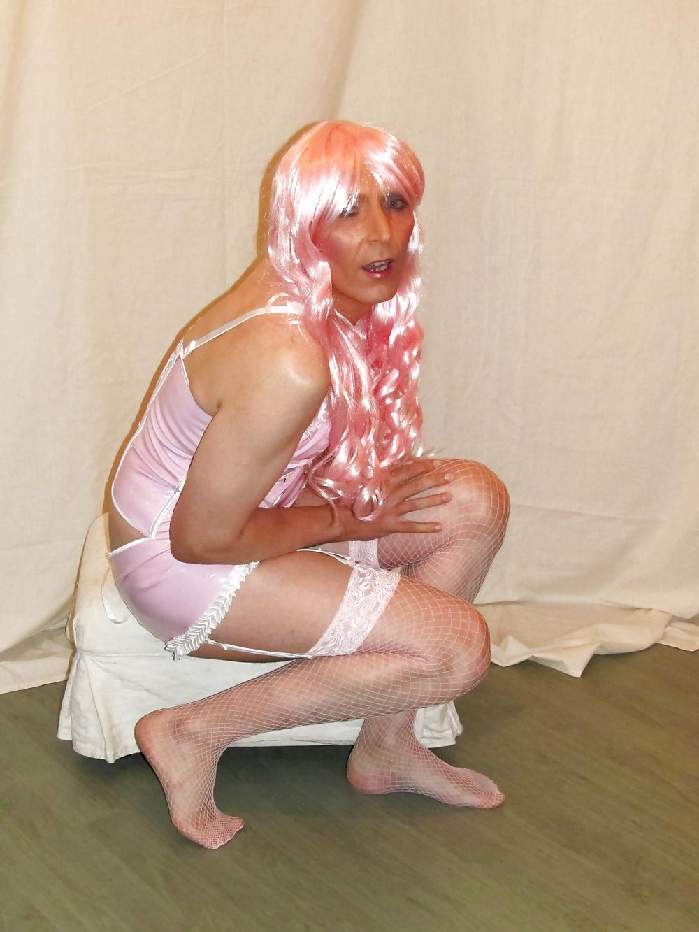 25P More Pink PVC and Pink Hair