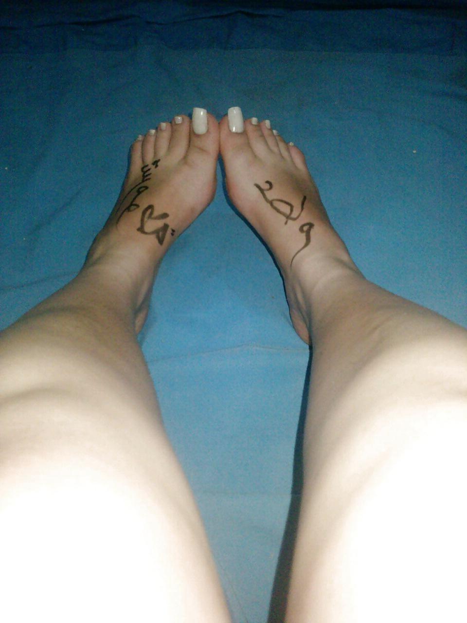 9P My Slut Wife's Feet Your Hot Notepad