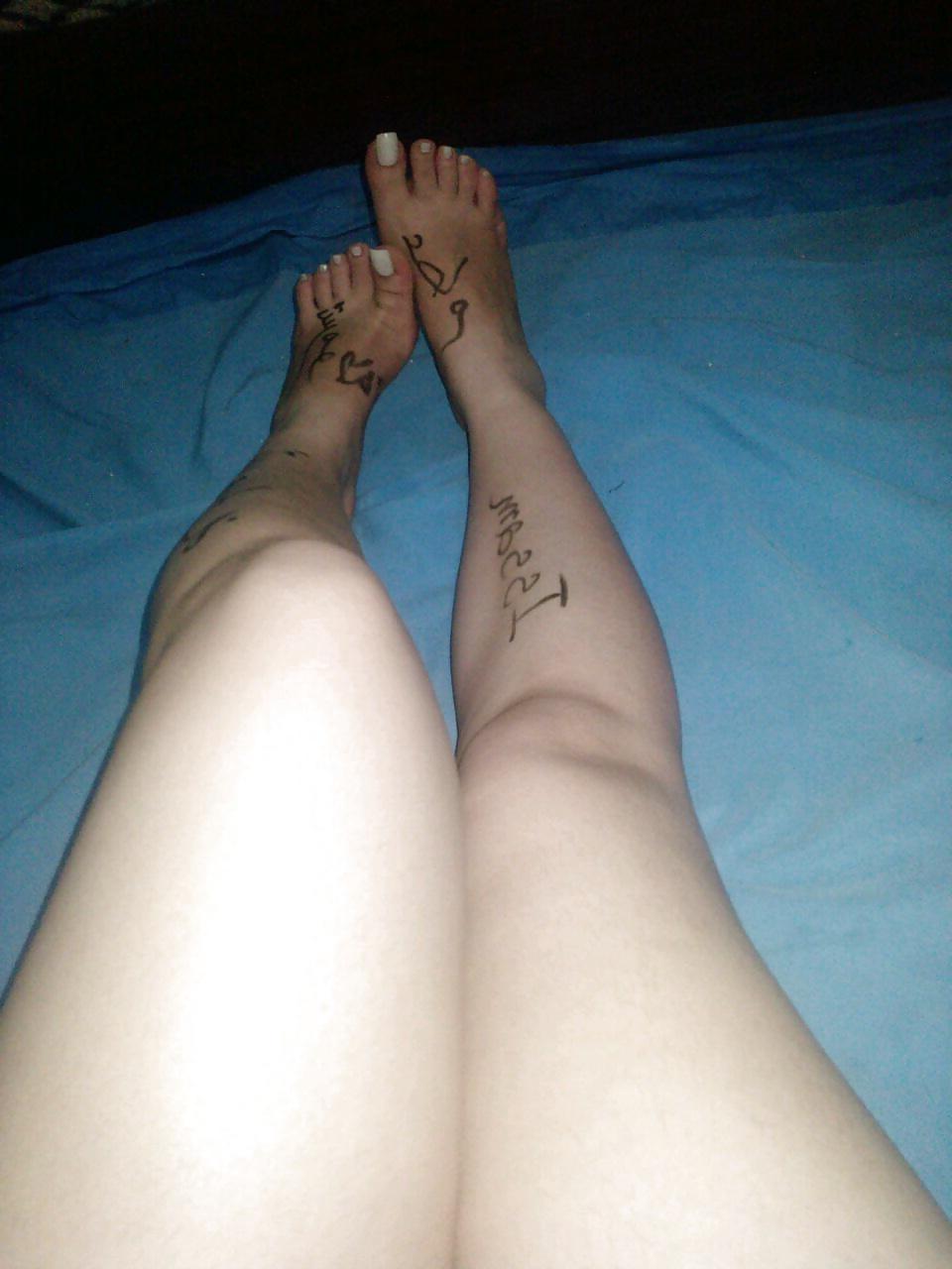 9P My Slut Wife's Feet Your Hot Notepad