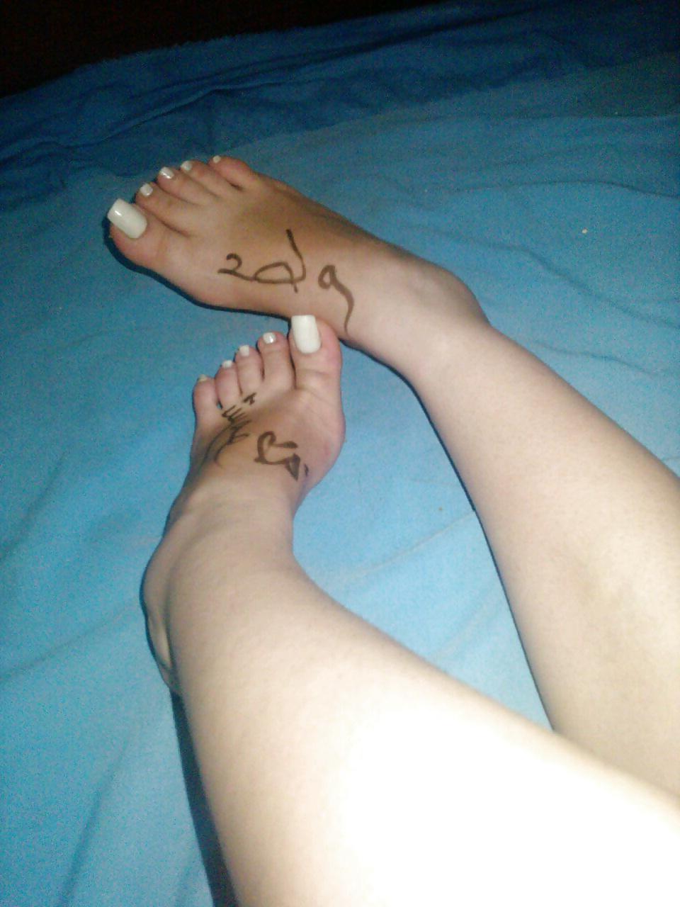 9P My Slut Wife's Feet Your Hot Notepad