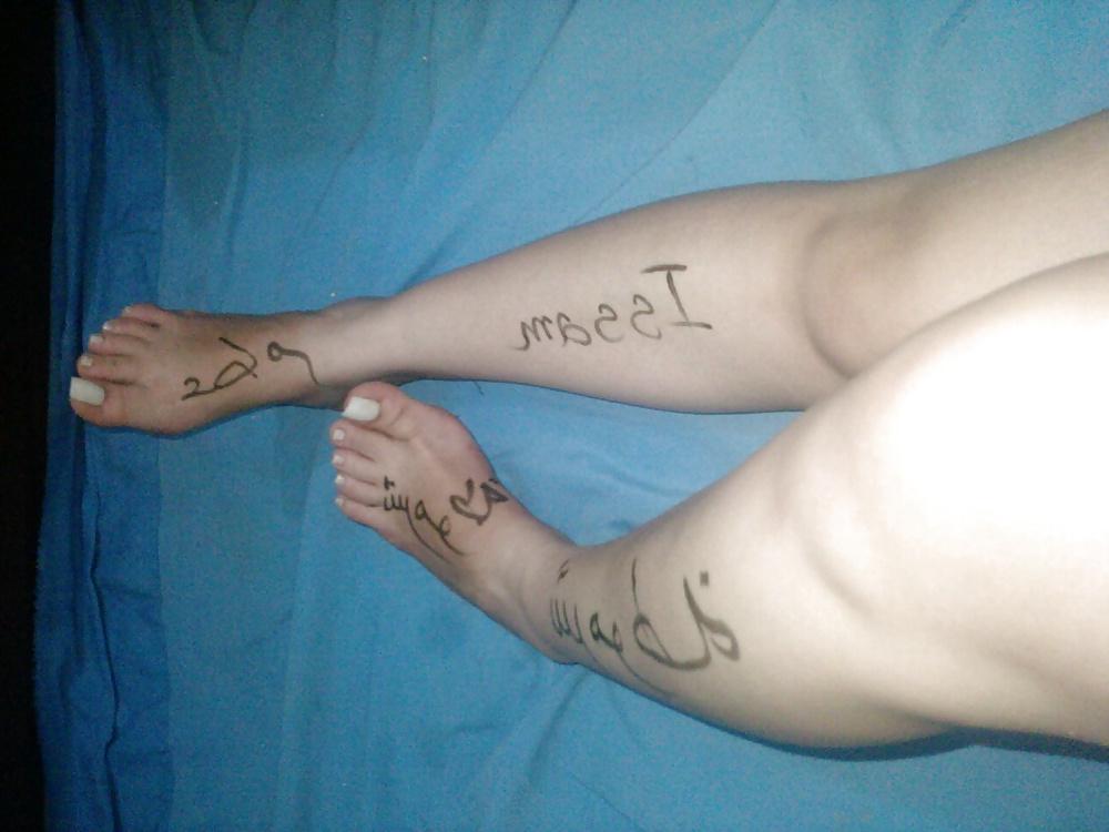 9P My Slut Wife's Feet Your Hot Notepad
