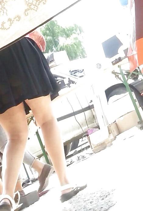 5P Spy sexy skirt transparent romanian
