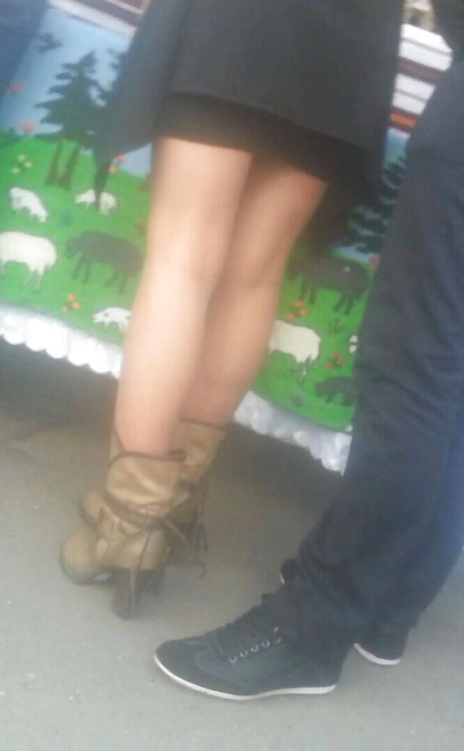 11P Spy hot teens feet and skirt romanian