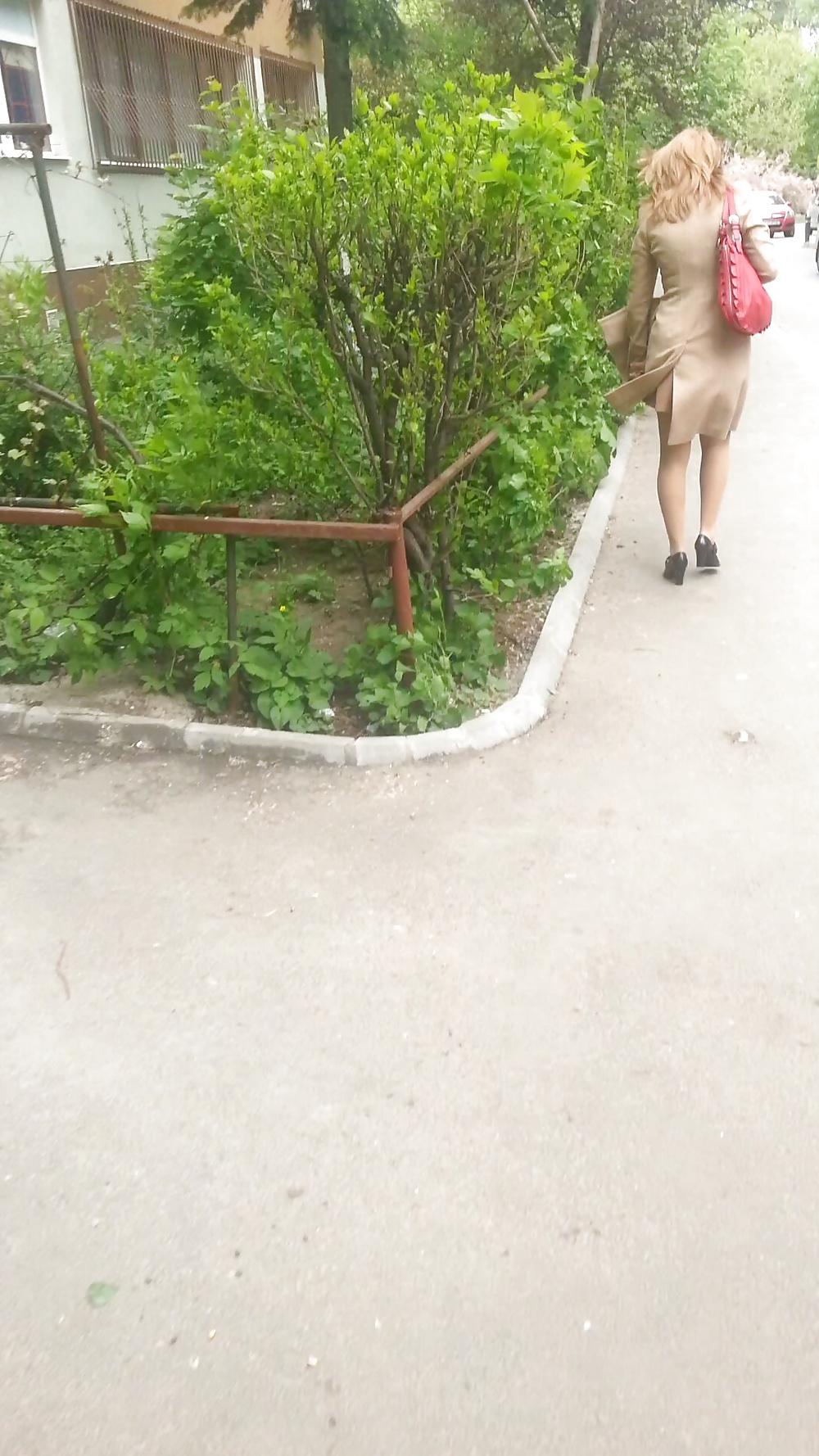 7P Sexy blonde feet romanian