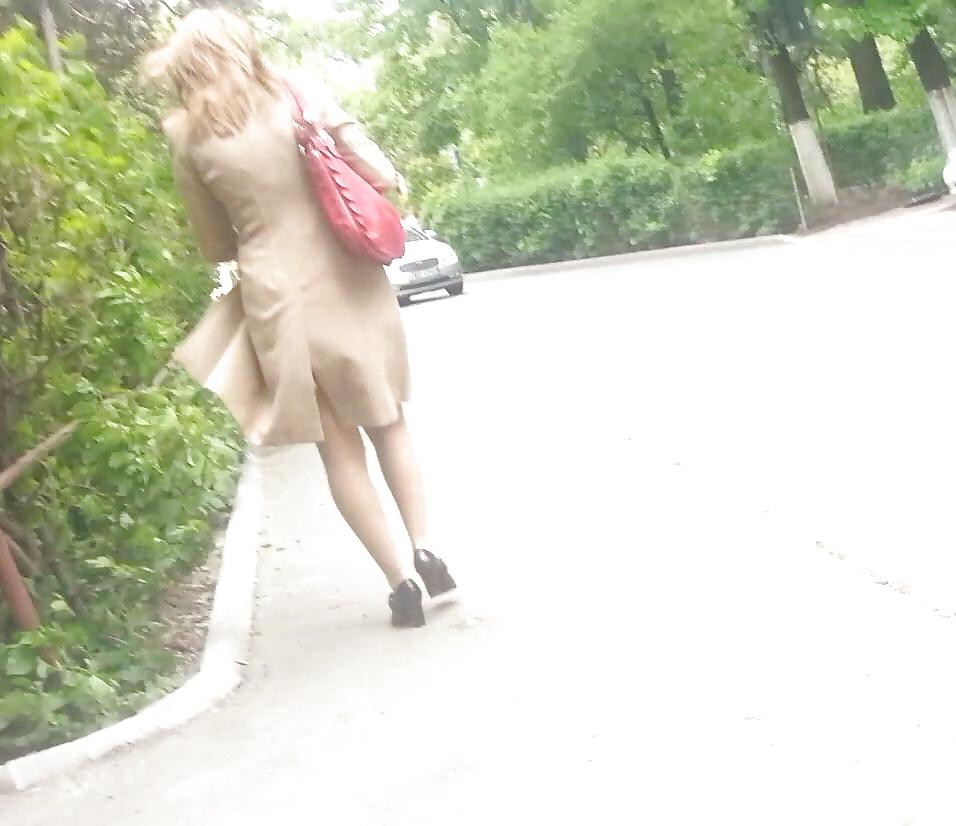7P Sexy blonde feet romanian