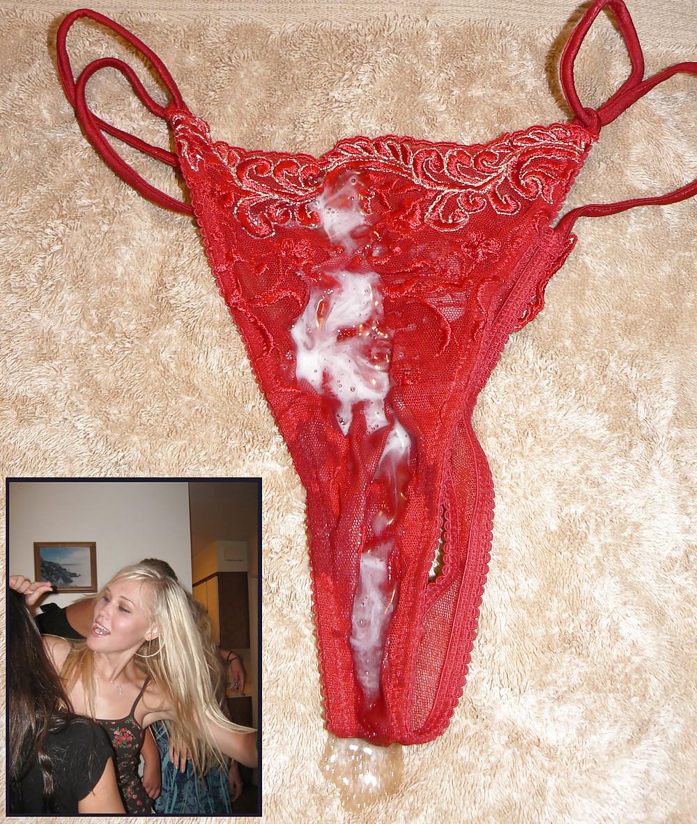 25P Home and friends panties cum