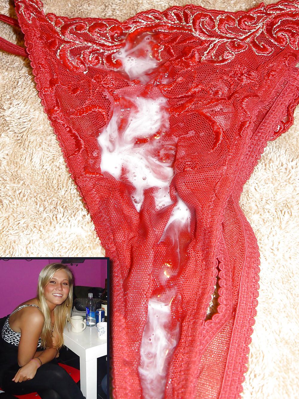 25P Home and friends panties cum