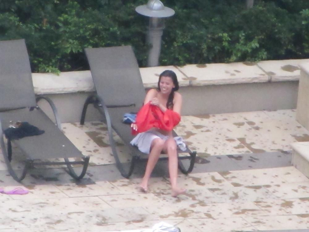 20P Skinny Dipping - Toronto Ontario Canada Poolside